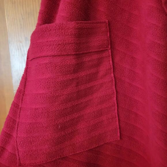 Women's Size XL XXL Le Moda Sleeveless Long Open Front Cardigan Pockets - Picture 2 of 5